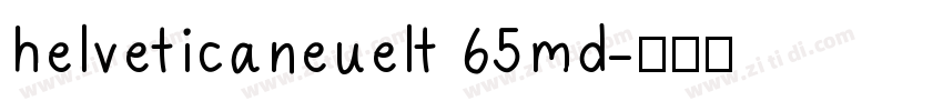 helveticaneuelt 65md字体转换